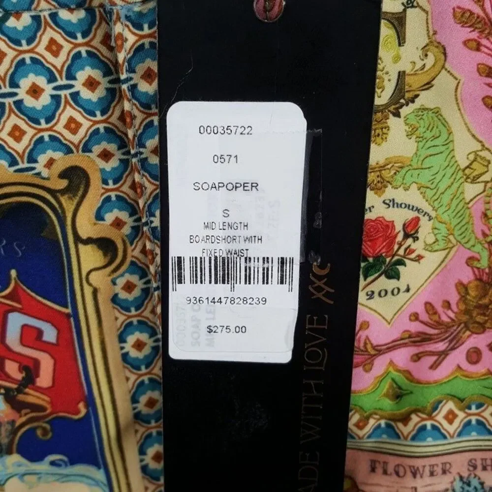 HOTEL FRANKS CAMILLA Board Shorts Mens Small Jardim do Tigre Swim Shorts $275